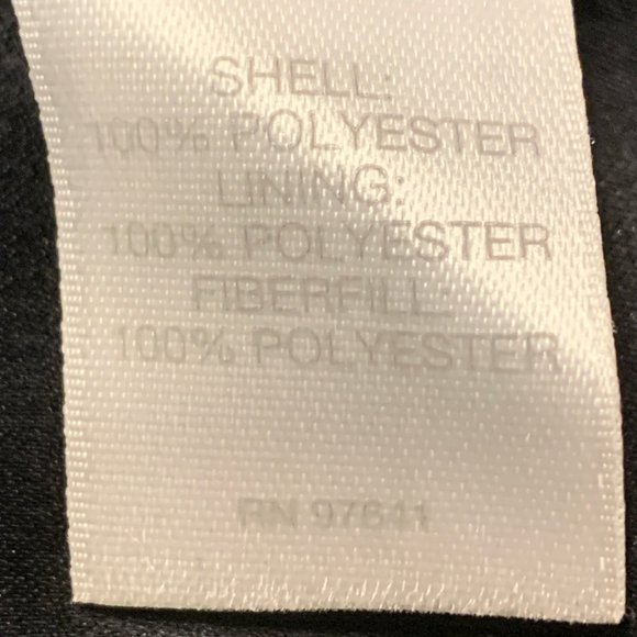 PLUSH J.Jill hooded velvet plush puffer drawcord anorak winter coat L NEW - Picture 7 of 7